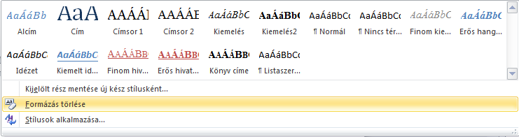 4 STÍLUSOK LÉTREHOZÁSA Új stílus létrehozásánál célszerű az alapul vett stílusból kiindulni, és itt kattintunk az "Új stílus" nyomógombra (lásd ábra).