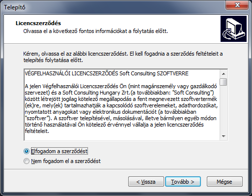 3. A BaBér program és az SQL2005-ös adatbázis kezelő telepítése A program telepítése előtt kapcsoljuk ki a számítógépen található