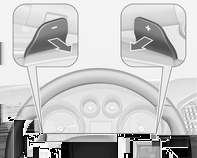 Vezetés és üzemeltetés 151 Kormányváltó Tolja a fokozatválasztó kart D állásból balra. M vagy a választott sebességfokozat száma látszik a sebességváltó kijelzőn.