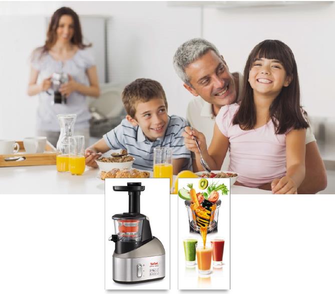 SLOW JUICER 200W FÉM ZC258D38 Készítsen akár kétszer több