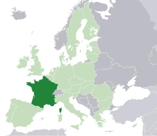 Franciaország - területe: 674 843 1 km² - népessége: 64