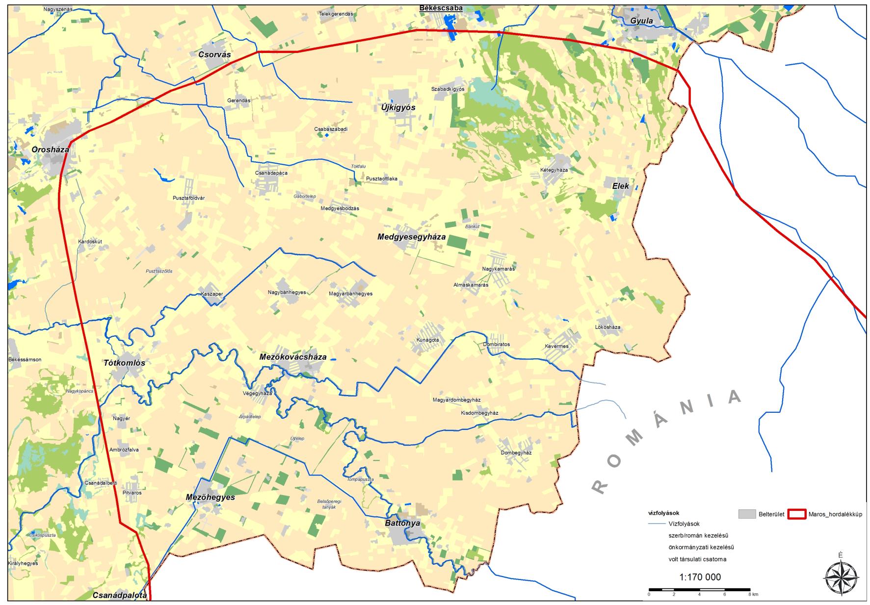 Területhasználat (mennyiségi és minőségi kérdések) Pontszerű és diffúz terhelések Szennyvíztisztítás és elhelyezés