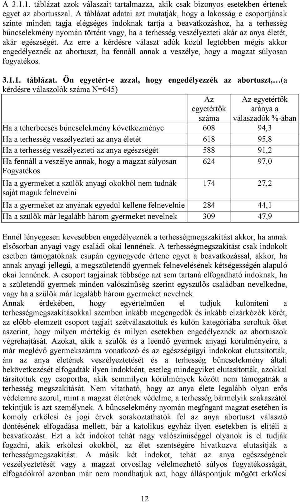 veszélyezteti akár az anya életét, akár egészségét.