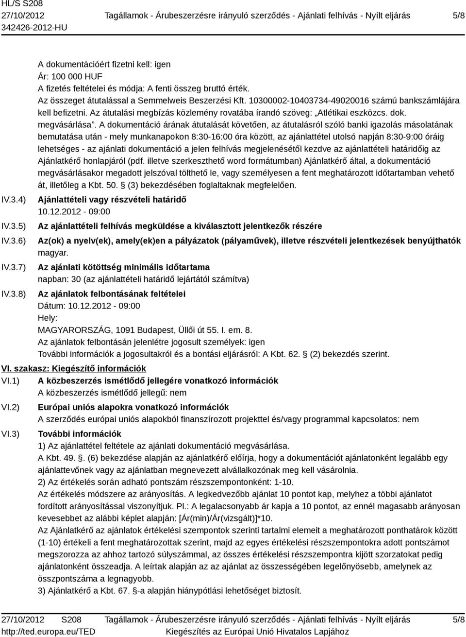 megvásárlása.