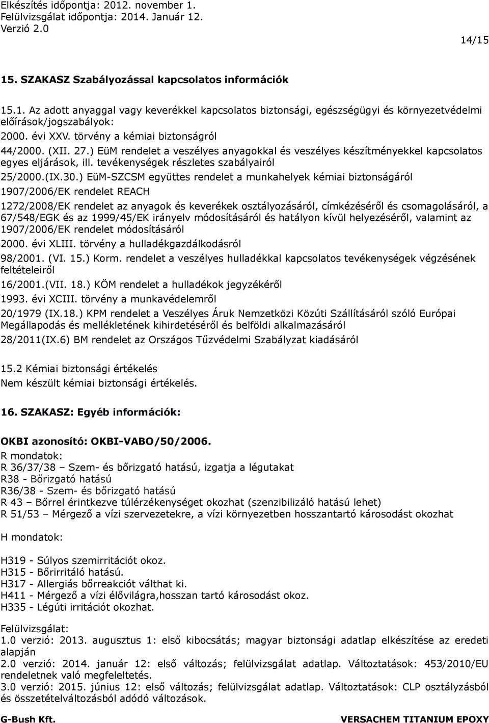 tevékenységek részletes szabályairól 25/2000.(IX.30.