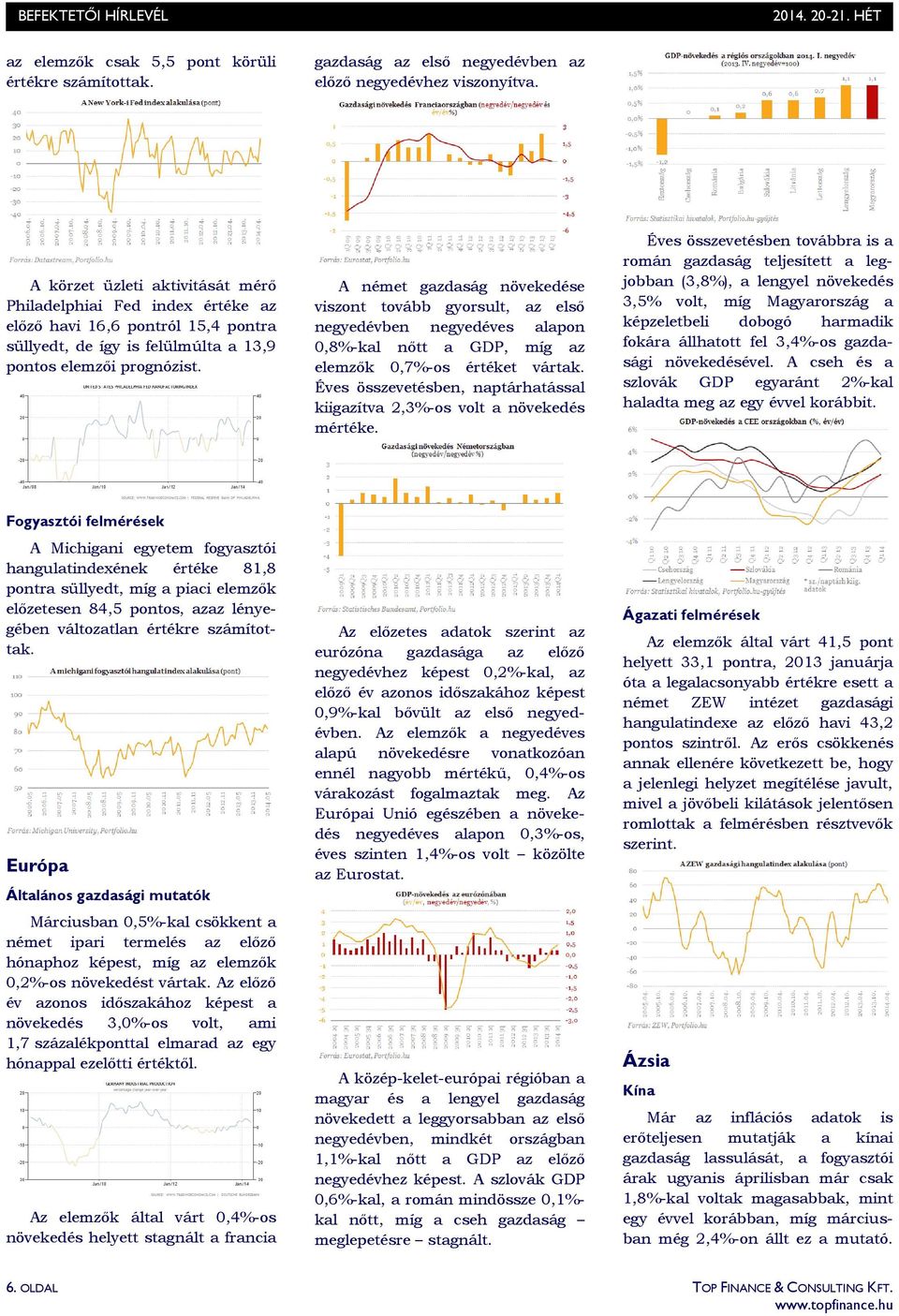 A német gazdaság növekedése viszont tovább gyorsult, az elsı negyedévben negyedéves alapon 0,8%-kal nıtt a GDP, míg az elemzık 0,7%-os értéket vártak.