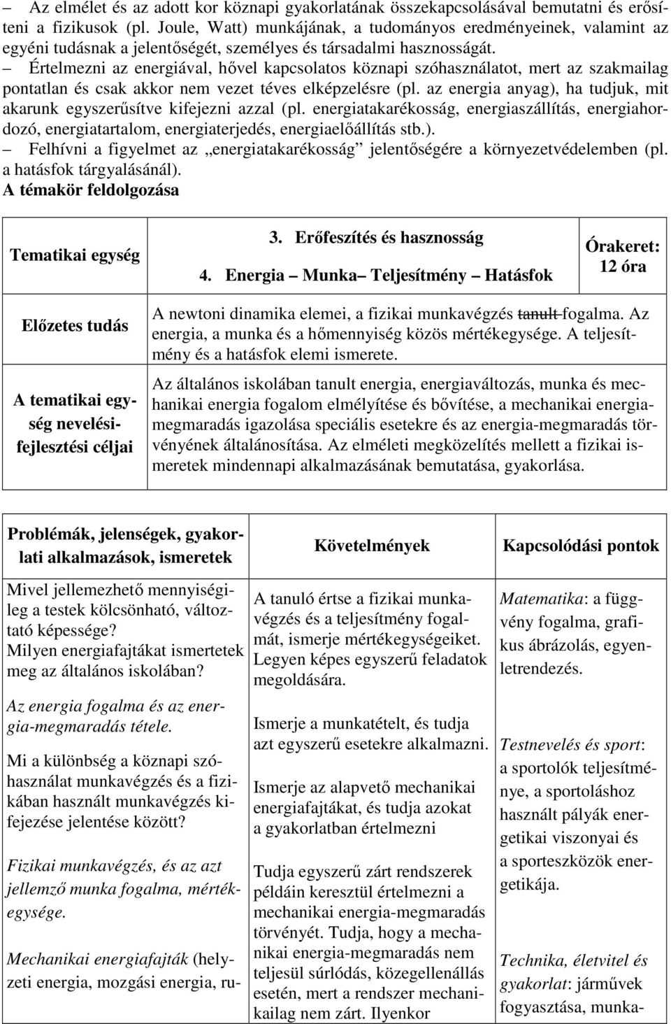 Értelmezni az energiával, hővel kapcsolatos köznapi szóhasználatot, mert az szakmailag pontatlan és csak akkor nem vezet téves elképzelésre (pl.