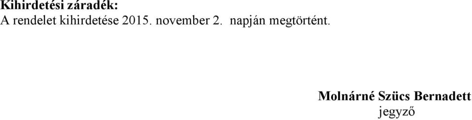 november 2.