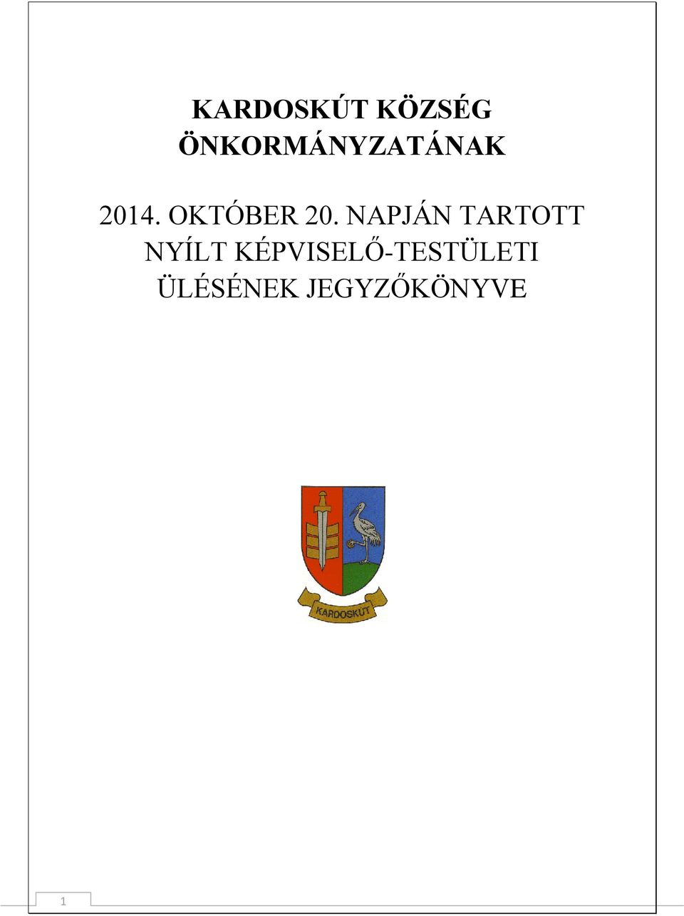 OKTÓBER 20.