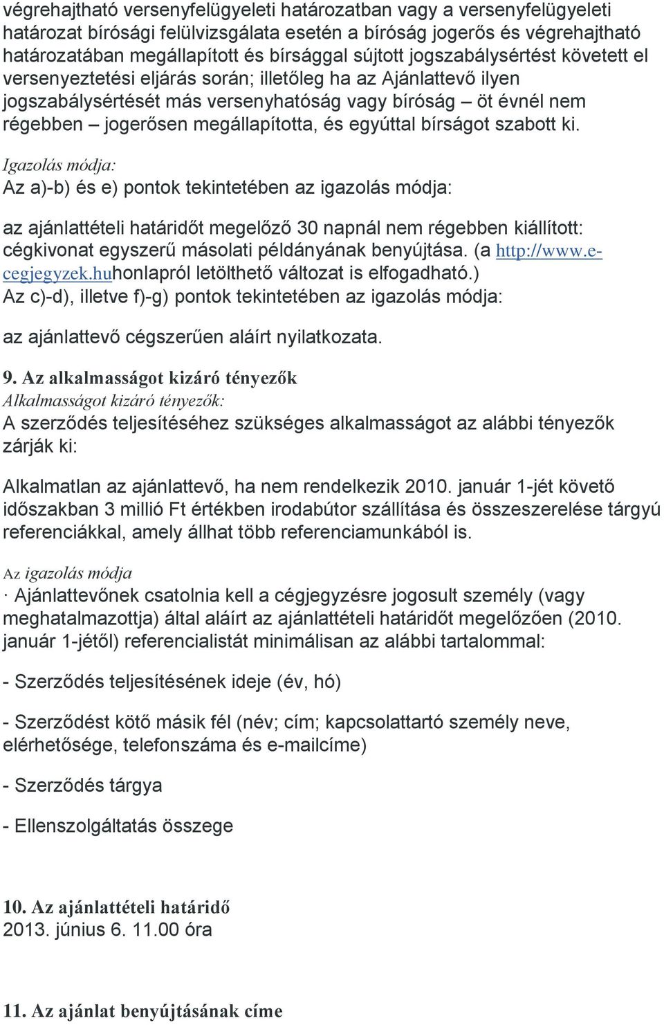 egyúttal bírságot szabott ki.