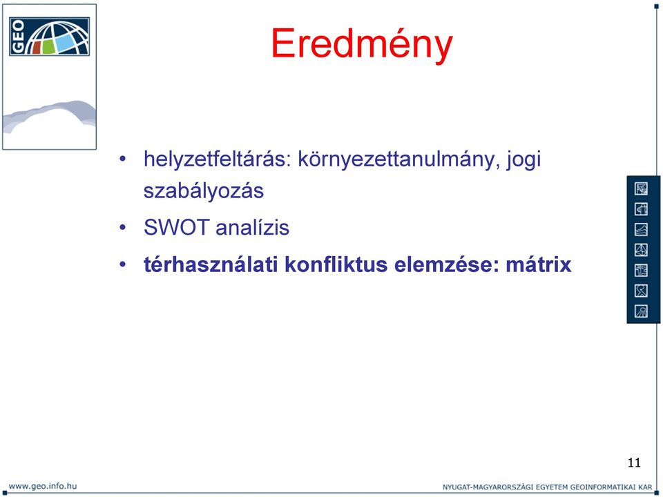 szabályozás SWOT analízis