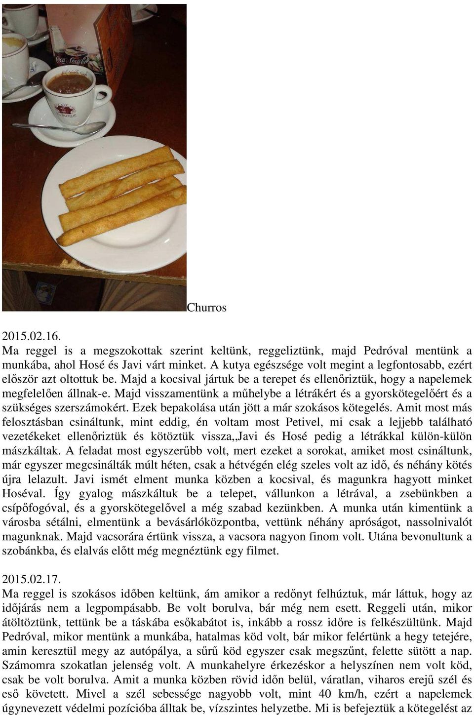 Majd visszamentünk a műhelybe a létrákért és a gyorskötegelőért és a szükséges szerszámokért. Ezek bepakolása után jött a már szokásos kötegelés.