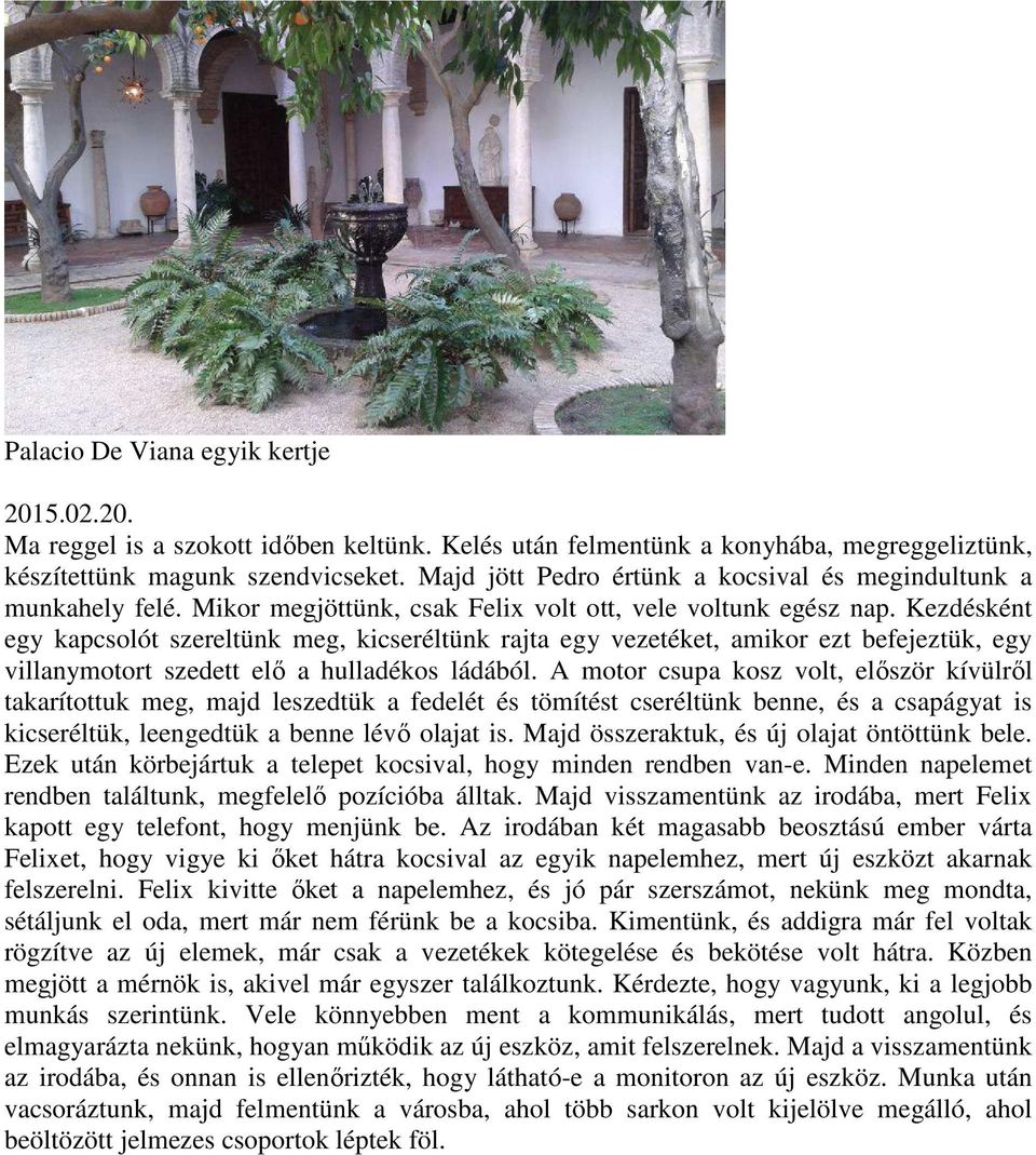 Kezdésként egy kapcsolót szereltünk meg, kicseréltünk rajta egy vezetéket, amikor ezt befejeztük, egy villanymotort szedett elő a hulladékos ládából.