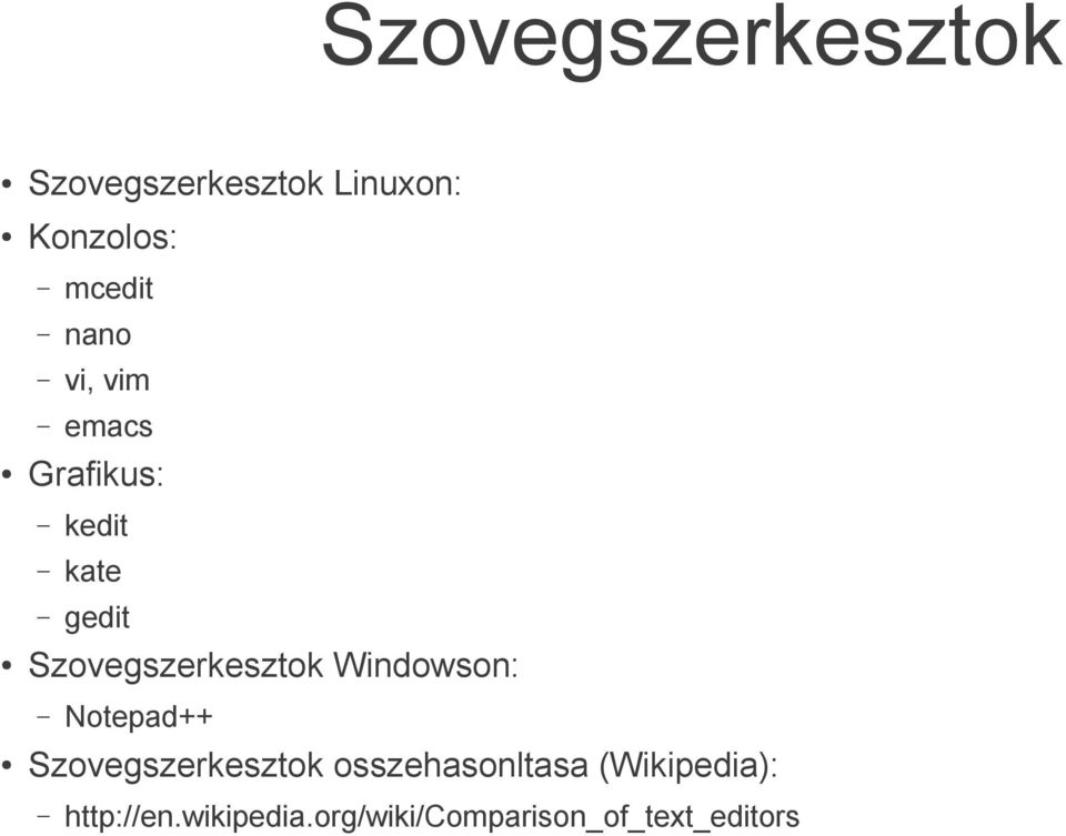 Szovegszerkesztok Windowson: Notepad++ Szovegszerkesztok