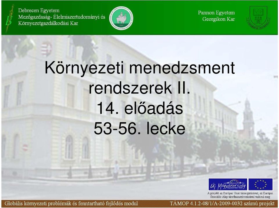 rendszerek II.