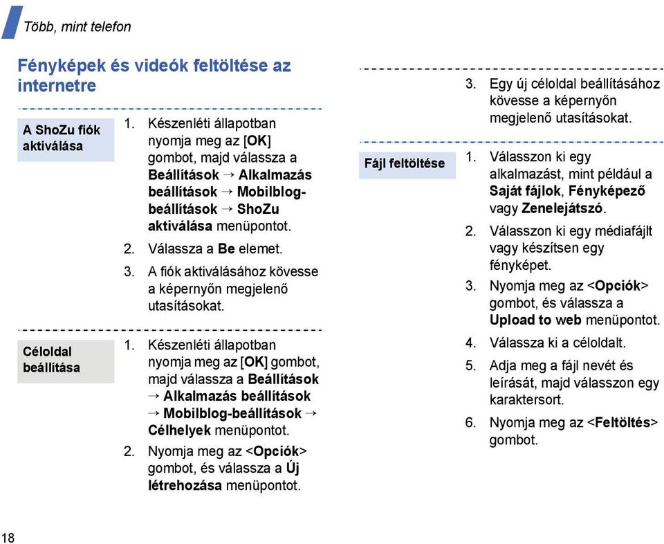 A fiók aktiválásához kövesse a képernyőn megjelenő utasításokat. 1.