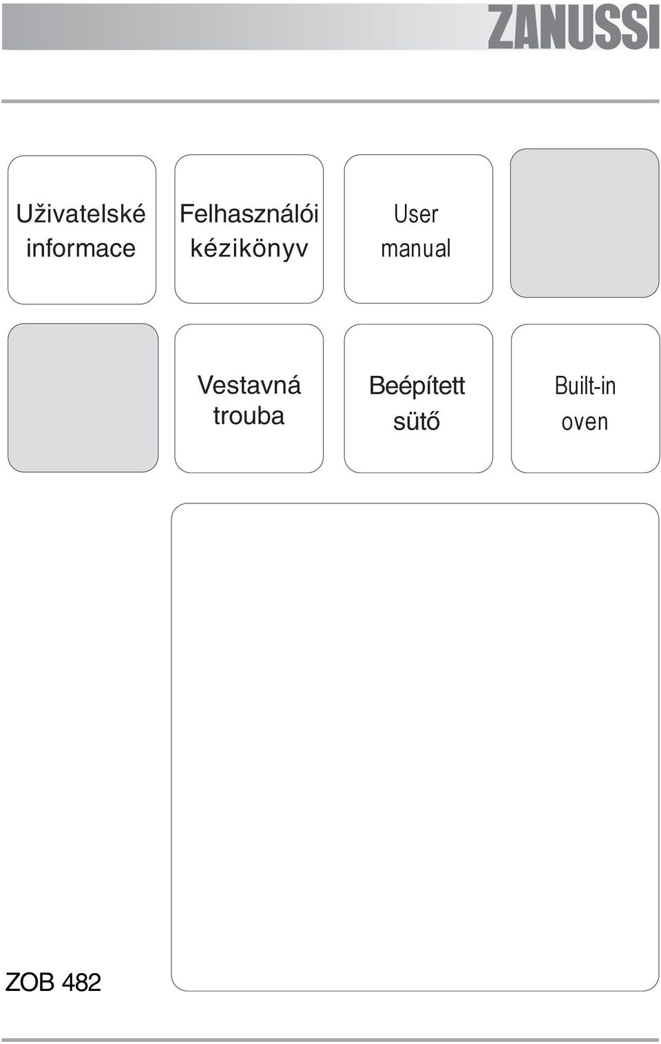 manual Vestavná trouba