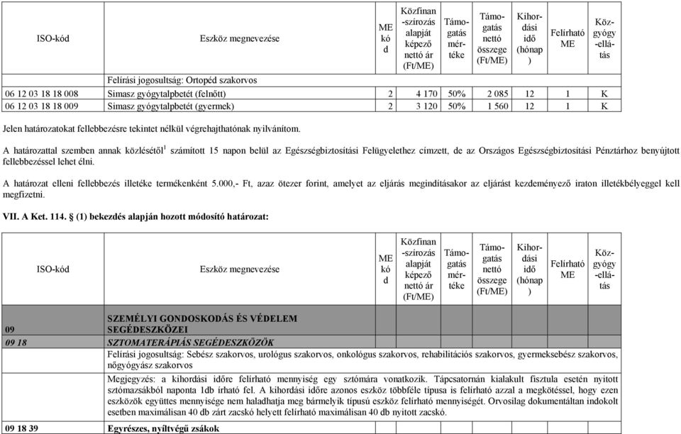 illetéke termékenként 5.000,- Ft, azaz ötezer forint, amelyet az eljárás meginításakor az eljárást kezeményező iraton illetékbélyeggel kell VII. A Ket. 114.