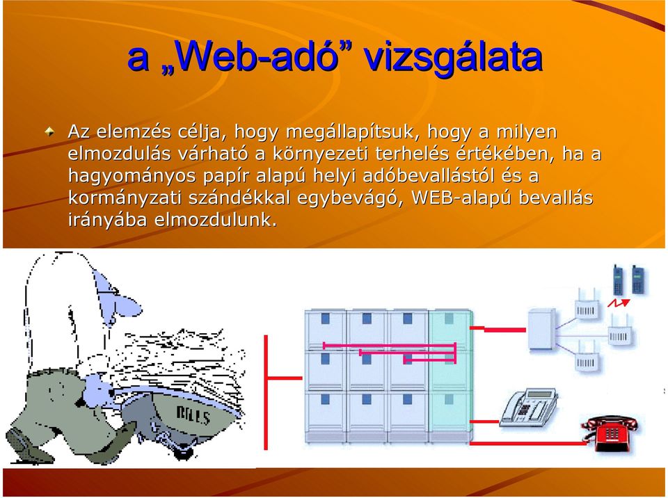 hagyományos papír alapú helyi adóbevallástól és a