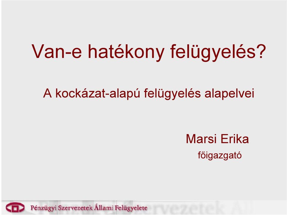 A kockázat-alapú