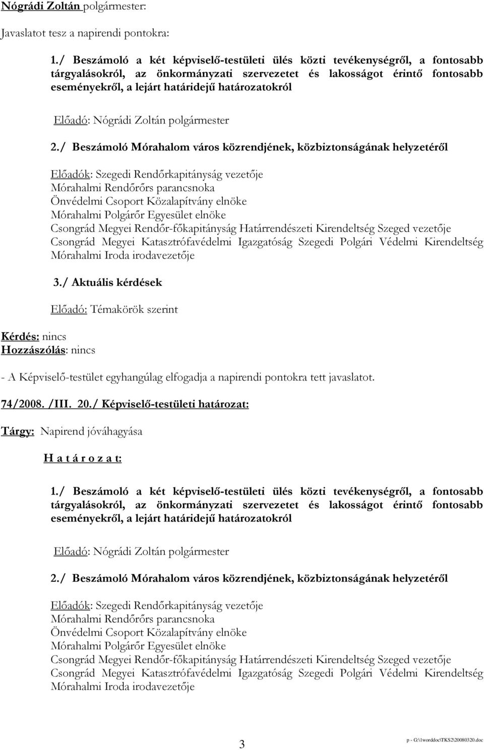 határozatokról 2.
