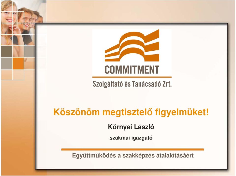 Környei László szakmai