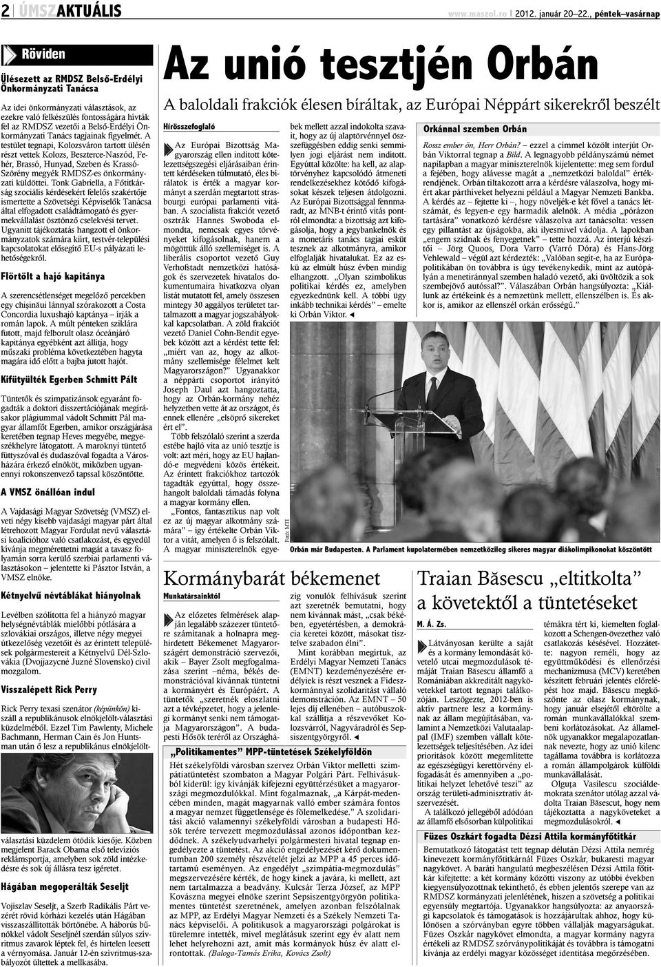 Önkormányzati Tanács tagjainak figyelmét.