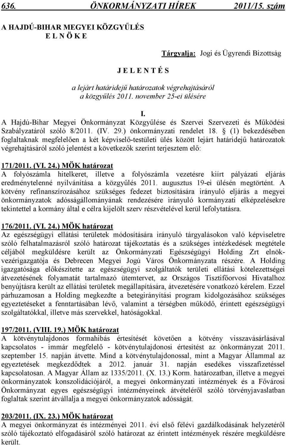 ) önkormányzati rendelet 18.