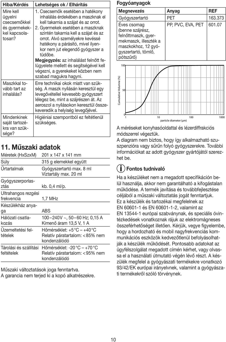 Alvó személyekre kevéssé hatékony a párásító, mivel ilyenkor nem jut elegendő gyógyszer a tüdőbe.