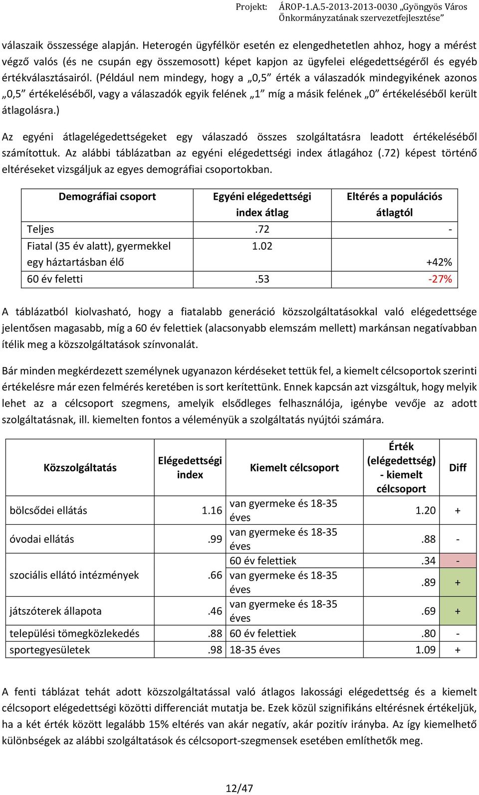 (Például nem mindegy, hogy a 0,5 érték a válaszadók mindegyikének azonos 0,5 értékeléséből, vagy a válaszadók egyik felének 1 míg a másik felének 0 értékeléséből került átlagolásra.