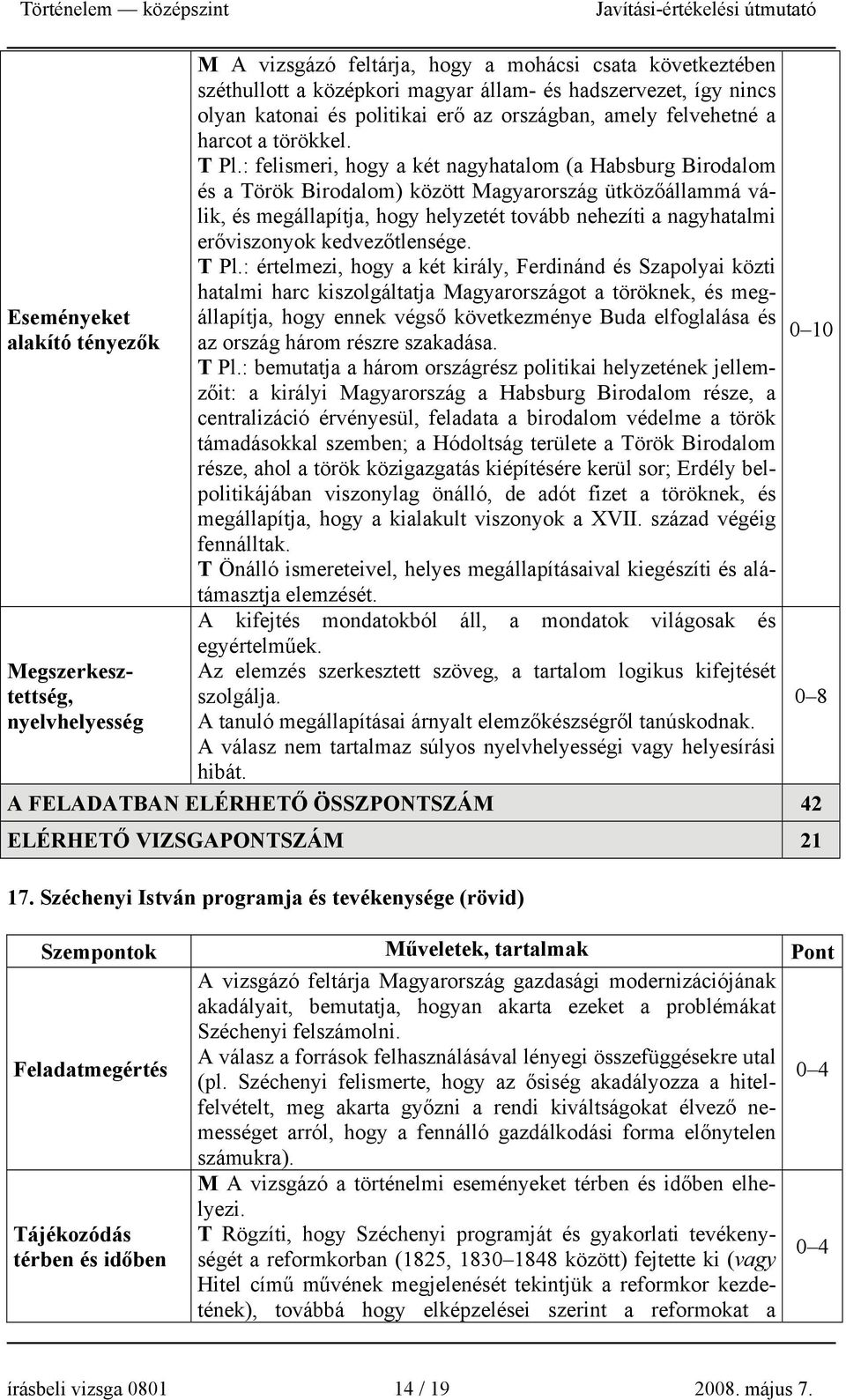 : felismeri, hogy a két nagyhatalom (a Habsburg Birodalom és a Török Birodalom) között Magyarország ütközőállammá válik, és megállapítja, hogy helyzetét tovább nehezíti a nagyhatalmi erőviszonyok