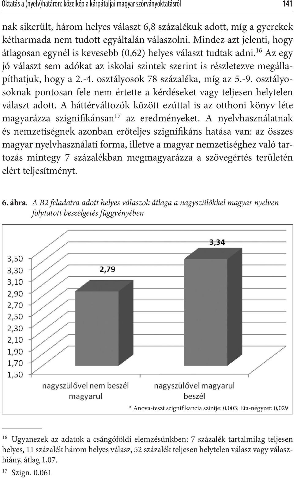 osztályosok 78 százaléka, míg az 5.-9. osztályosoknak pontosan fele nem értette a kérdéseket vagy teljesen helytelen választ adott.