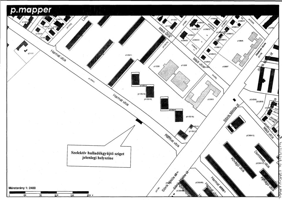 Méretarány 1 : 2400... -......-. l.