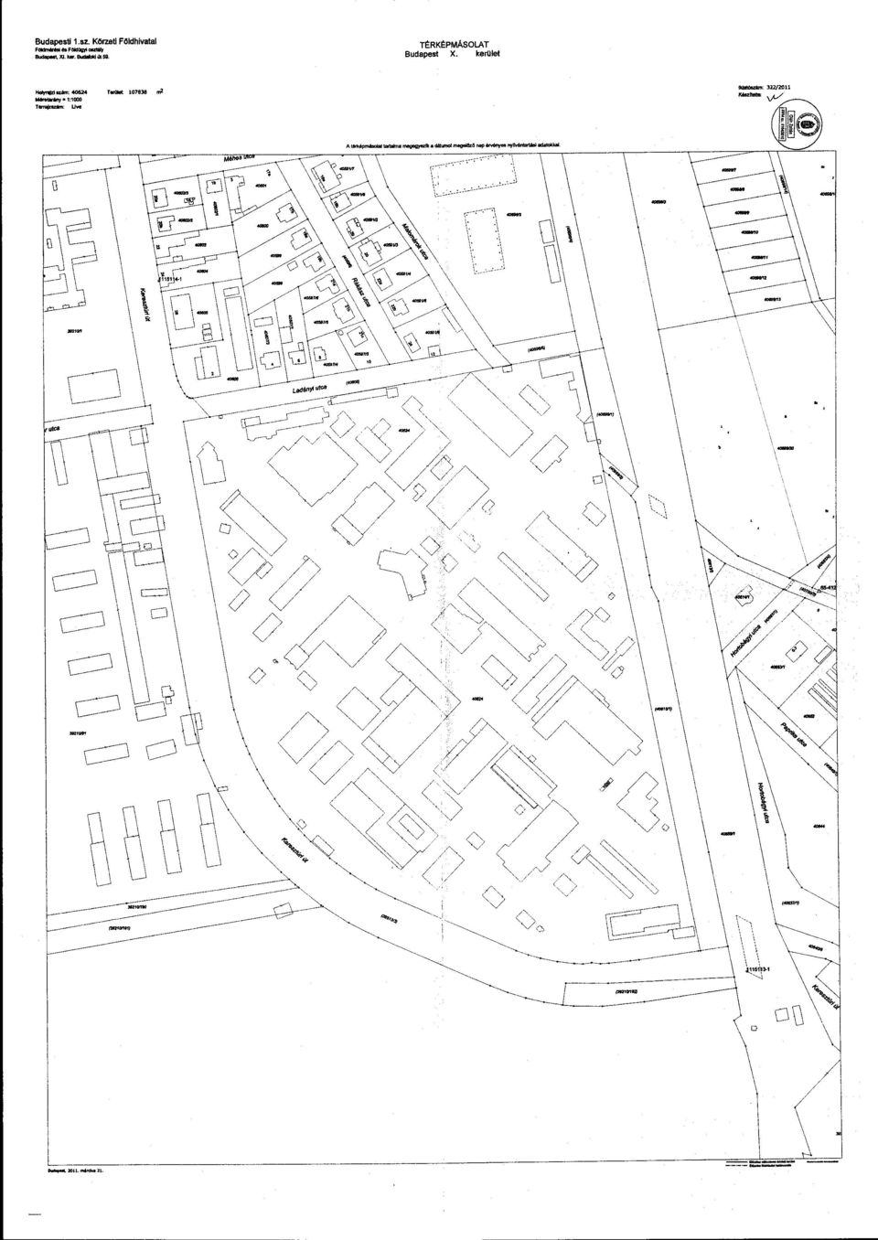 ker.Budfok4t59. TIORKIOPMÁSOLAT Budapest X. kerüet.