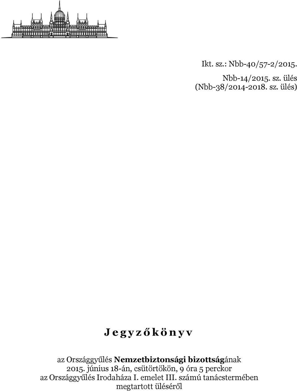 bizottságának 2015.