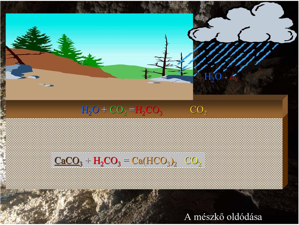 + H 2 CO 3 = Ca(HCO 3 )