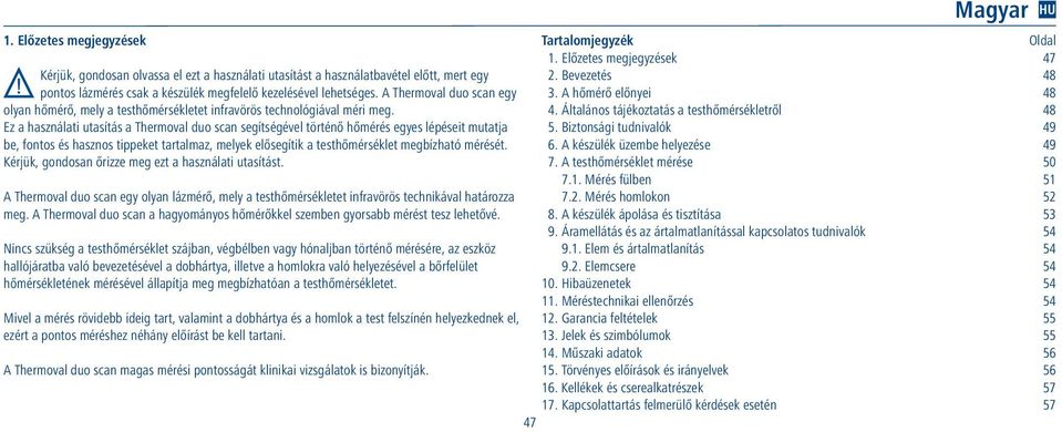 Magyar HU. 1. Előzetes megjegyzések - PDF Ingyenes letöltés