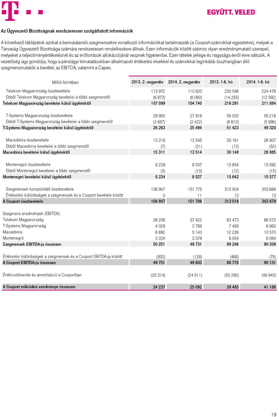 Ezen információk között számos olyan eredménymutató szerepel, melyeket a teljesítményértékelésnél és az erőforrások allokációjánál vesznek figyelembe.