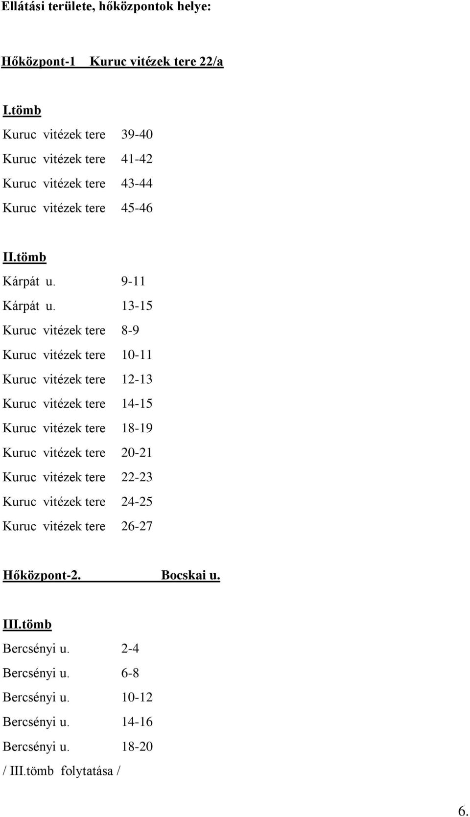 13-15 Kuruc vitézek tere 8-9 Kuruc vitézek tere 10-11 Kuruc vitézek tere 12-13 Kuruc vitézek tere 14-15 Kuruc vitézek tere 18-19 Kuruc vitézek tere