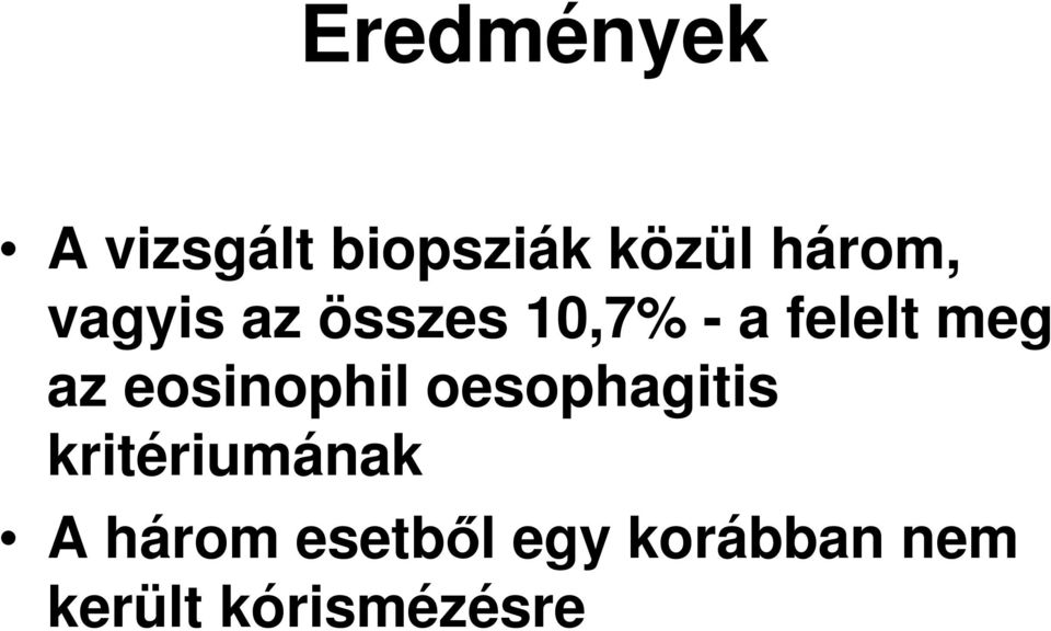 meg az eosinophil oesophagitis