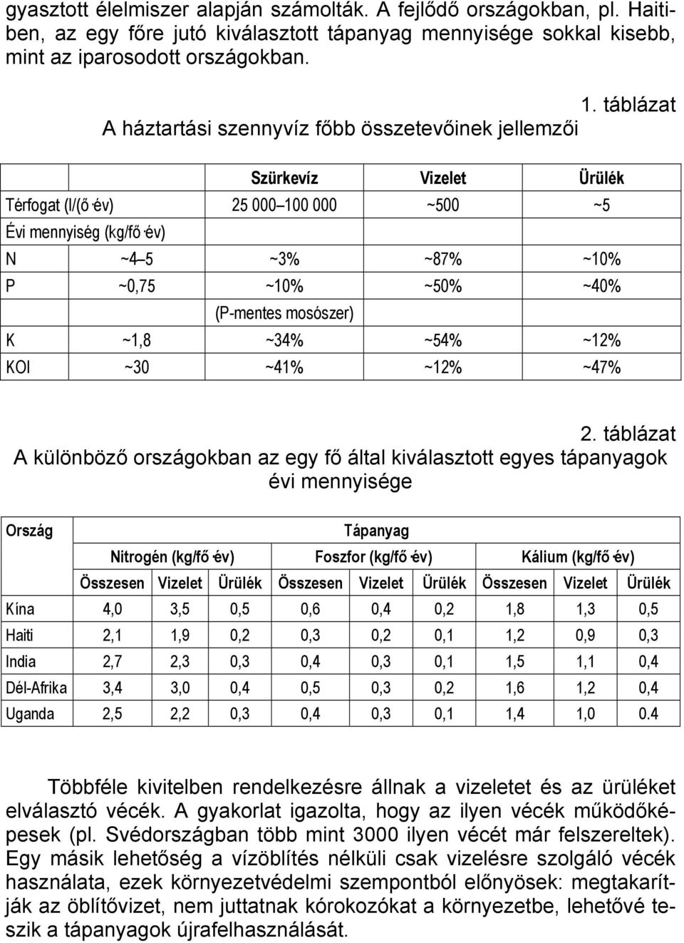 (P-mentes mosószer) K ~1,8 ~34% ~54% ~12% KOI ~30 ~41% ~12% ~47% 2.