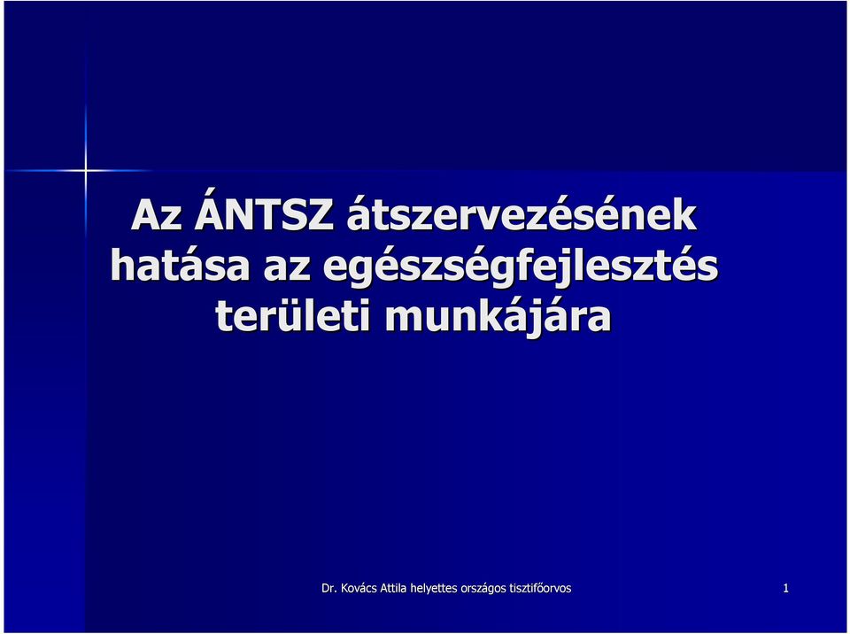 munkájára Dr.