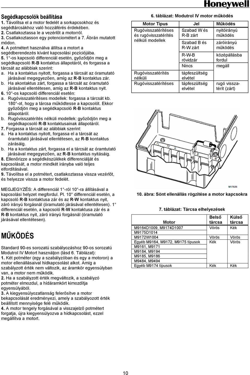 1 -os kapcsoló differenciál esetén, győződjön meg a segédkapcsoló R-B kontaktus állapotáról, és forgassa a tárcsát az alábbiak szerint: a.