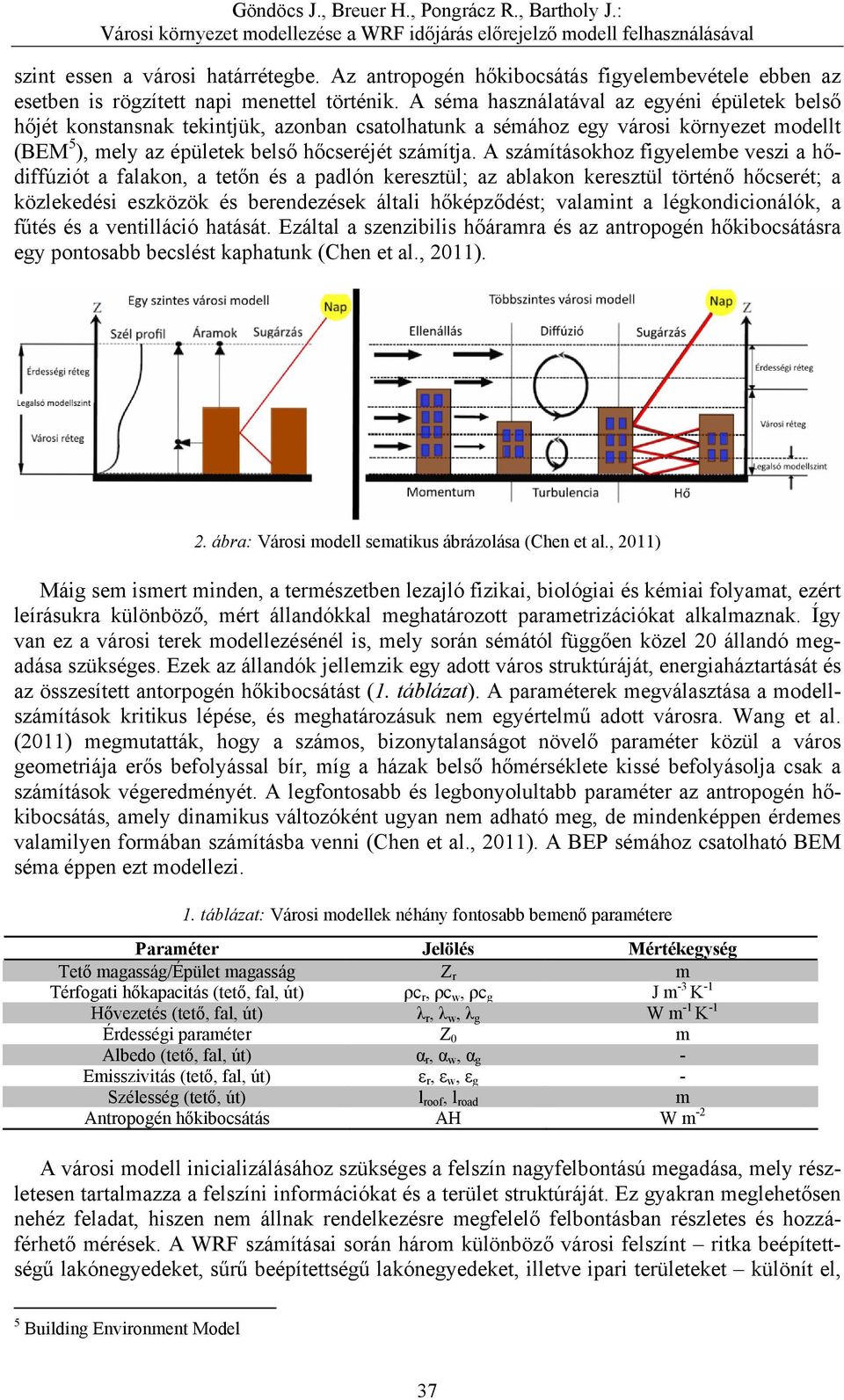 A számításokhoz figyelembe veszi a hődiffúziót a falakon, a tetőn és a padlón keresztül; az ablakon keresztül történő hőcserét; a közlekedési eszközök és berendezések általi hőképződést; valamint a