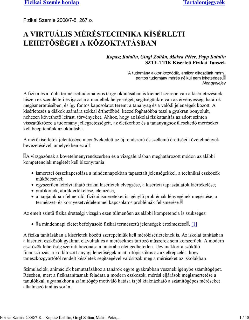 tán, Makra Péter,... 1 / 10 Fizikai Szemle hon