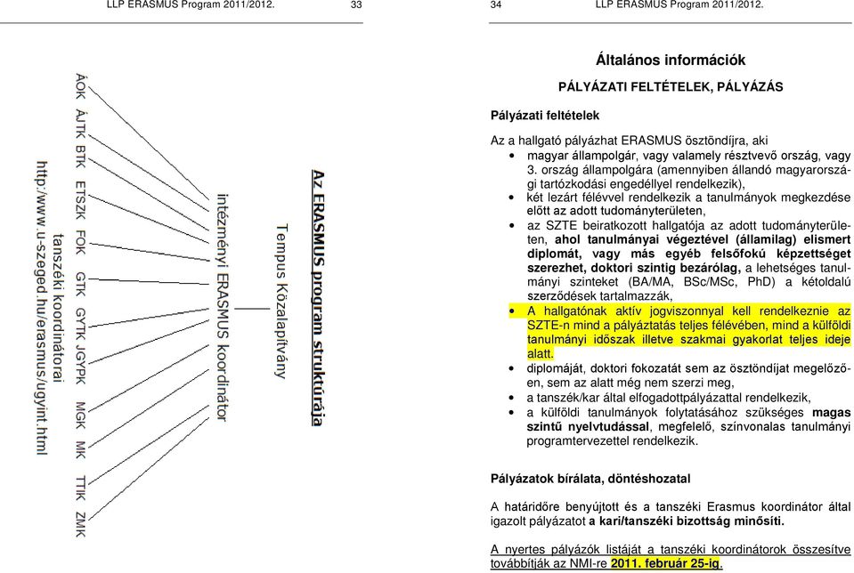 tudományterületen, ahol tanulmányai végeztével (államilag) elismert diplomát, szerezhet, doktori szintig bezárólag, a lehetséges tanulmányi szinteket (BA/MA, BSc/MSc, PhD) a kétoldalú dések