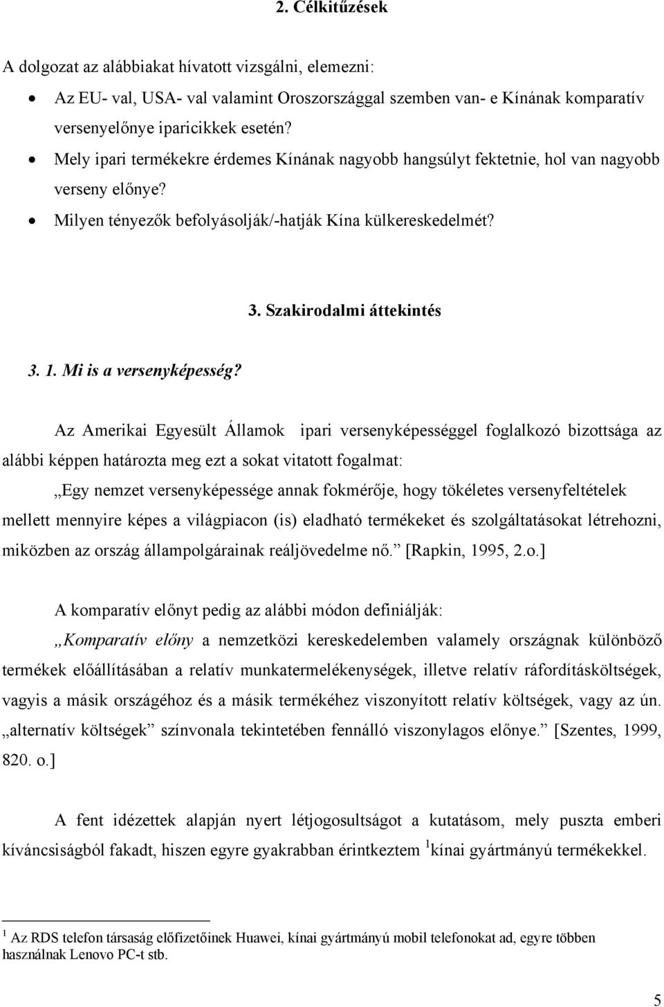 . Mi is a versenyképesség?
