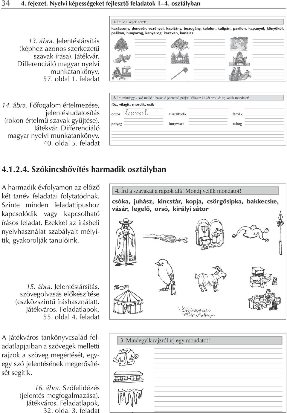 4. fejezet. Nyelvi képességeket fejlesztő feladatok 1 4. osztályban  Beszédfejlesztés A beszédhangok szintje - PDF Ingyenes letöltés