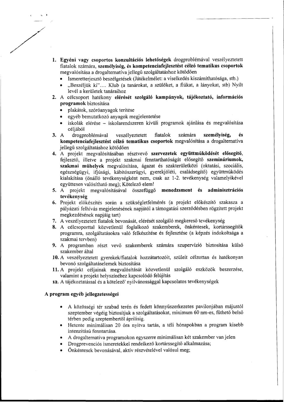 .. Klub (a tanárokat, a szülőket, a fiúkat, a lányokat, stb) Nyílt levél a kerületek tanáraihoz 2.