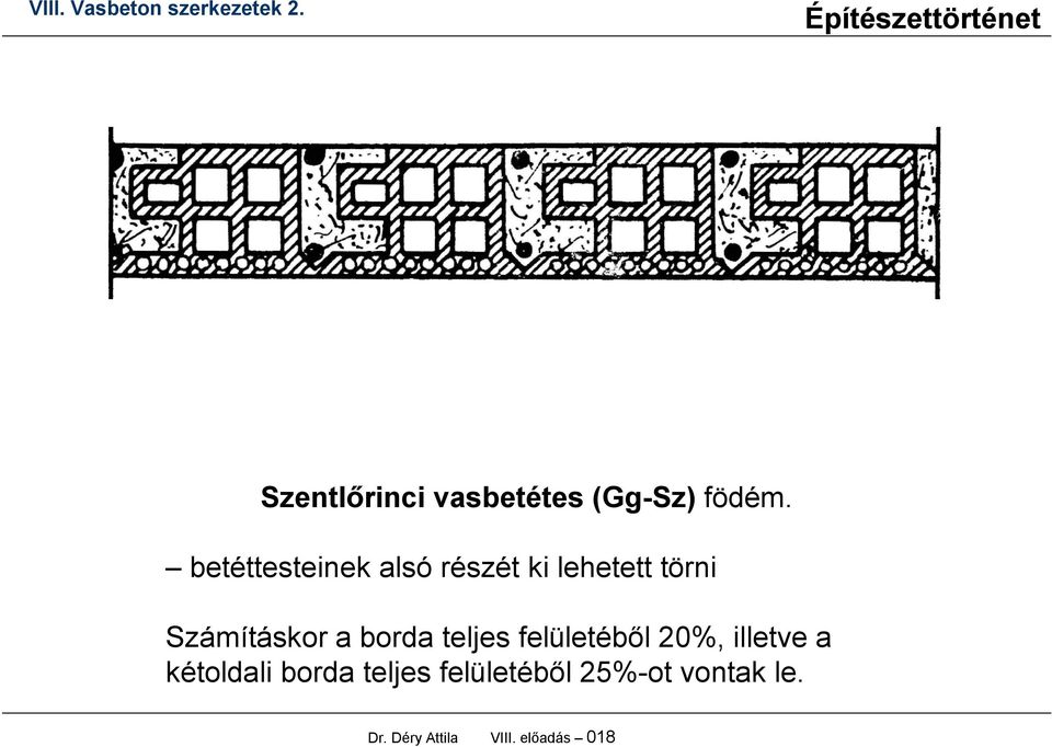 Számításkor a borda teljes felületéből 20%, illetve a